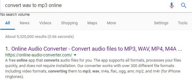 Convert WAV to MP3 Online