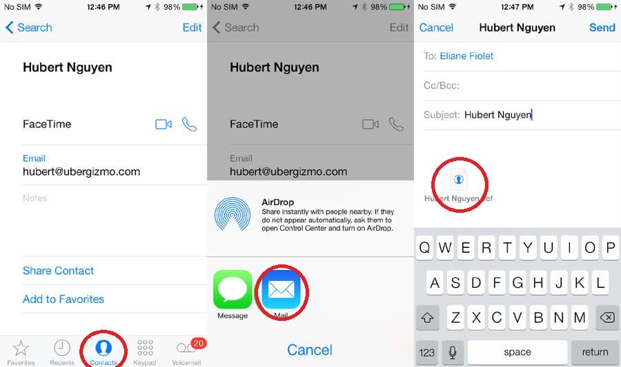 Move Contacts from iPhone to Android