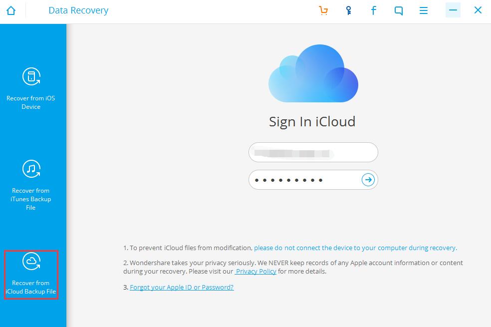 Recover From iCloud
